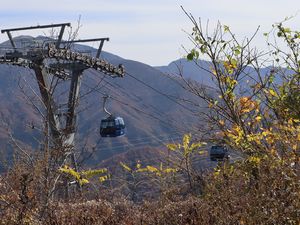 ゴンドラ 山頂駅近く