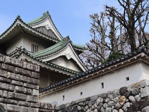 青空と城